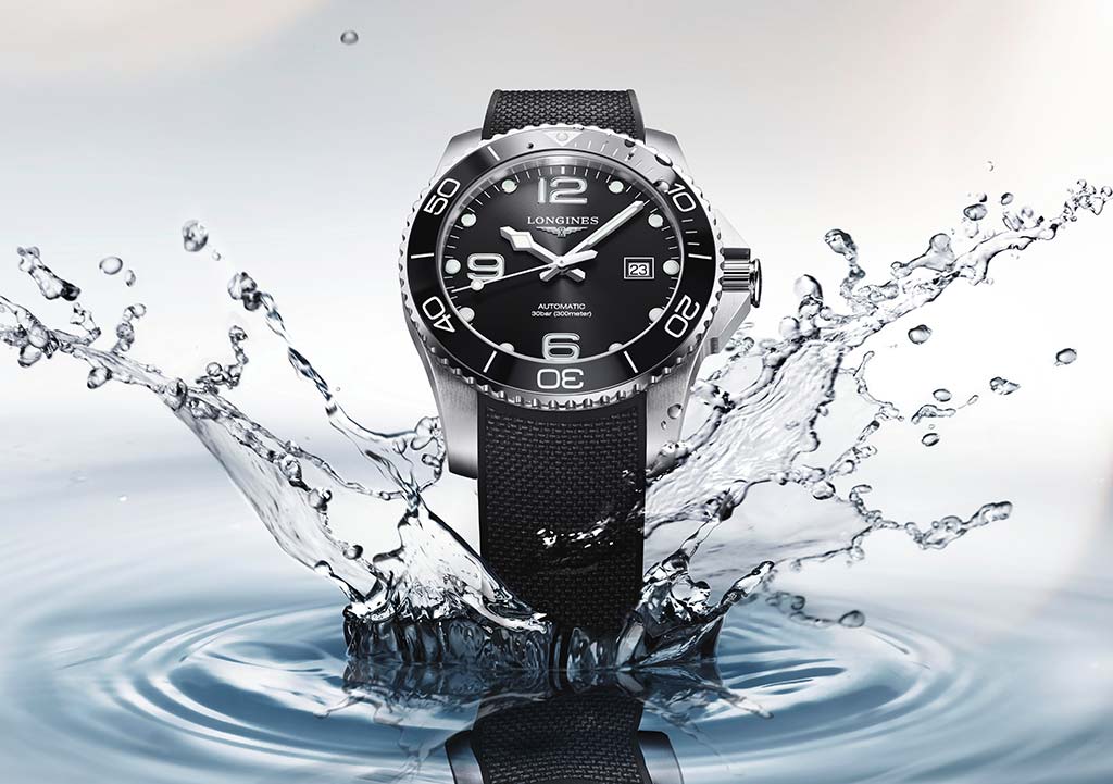 Longines Hydroconquest esfera negra