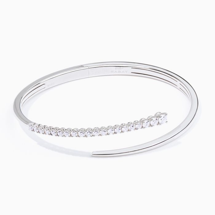 Pulsera abierta de Diamantes
