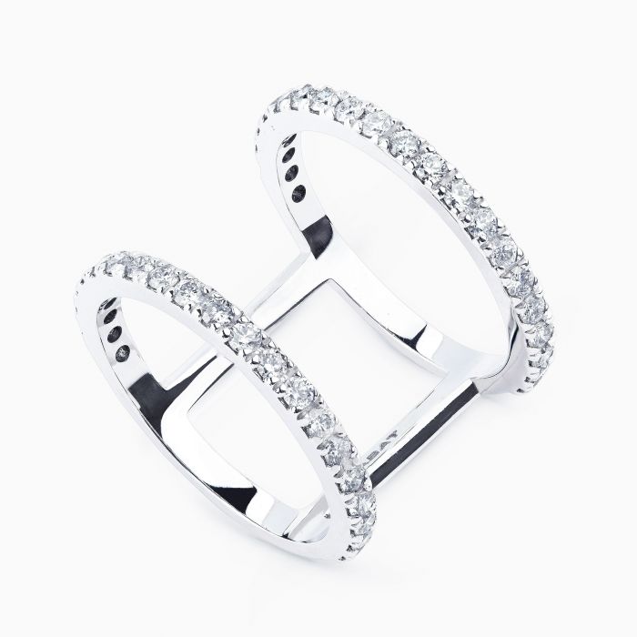 Anillo doble de Diamantes