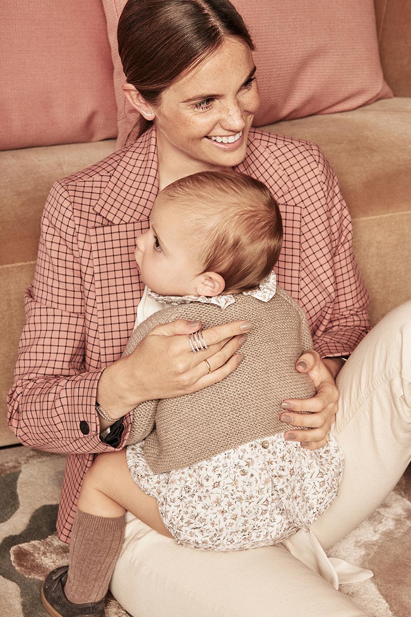 Lucia Losada con su hija Lola