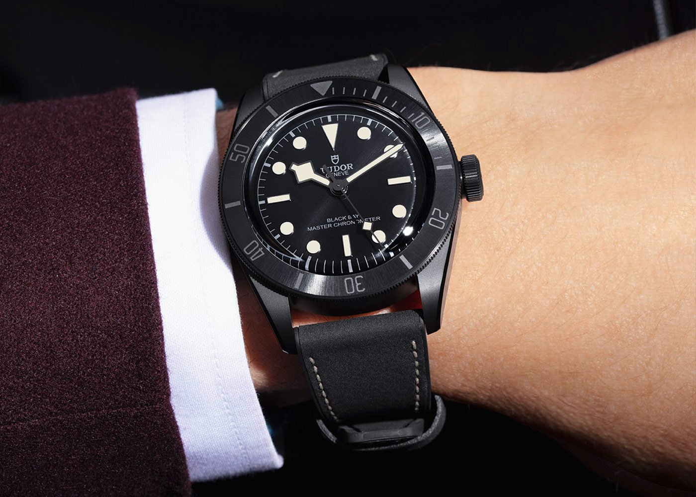 Reloj Tudor Black Bay Ceramic en la muñeca