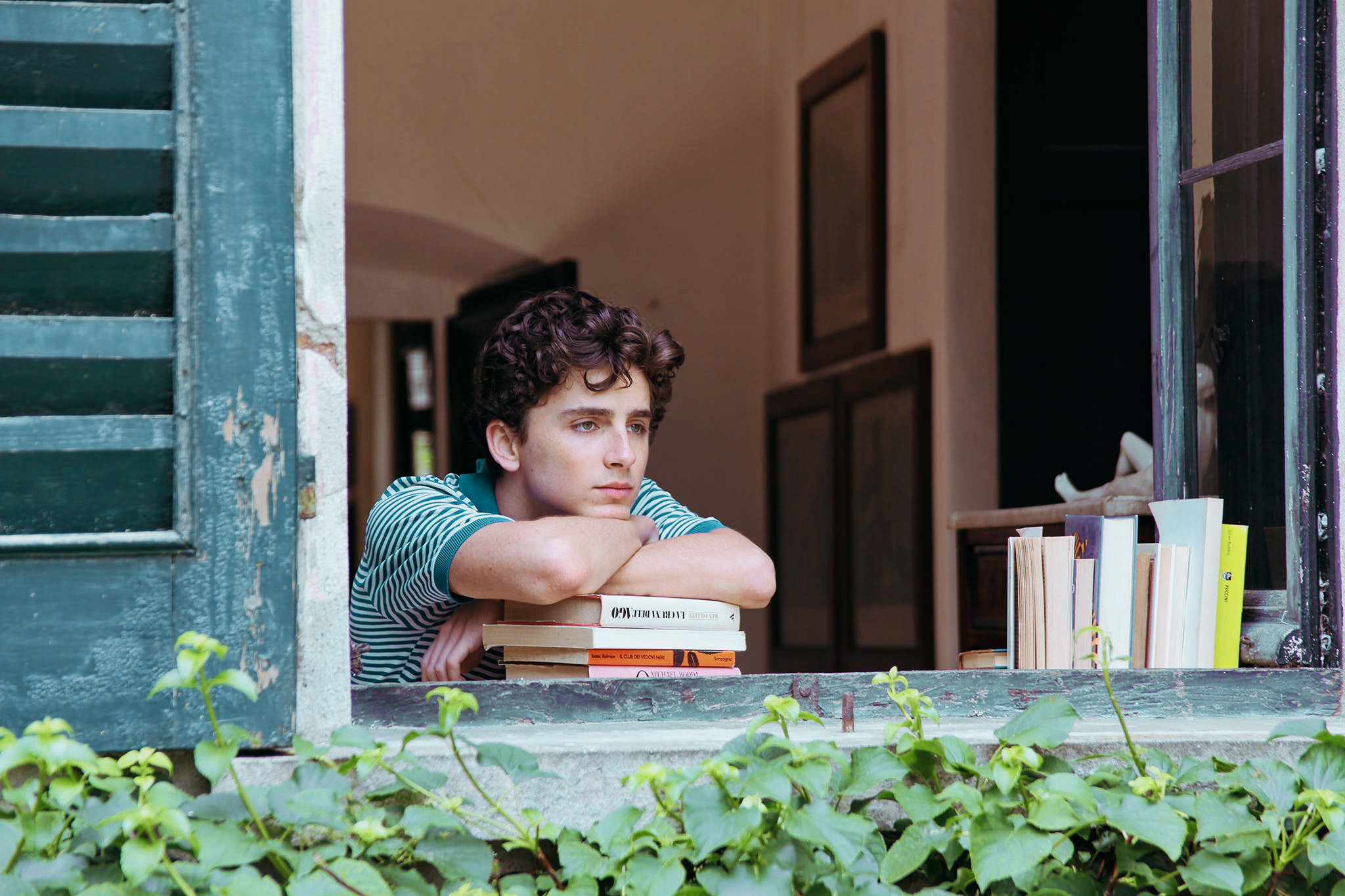 Timothée Chalamet en Call Me by Your Name