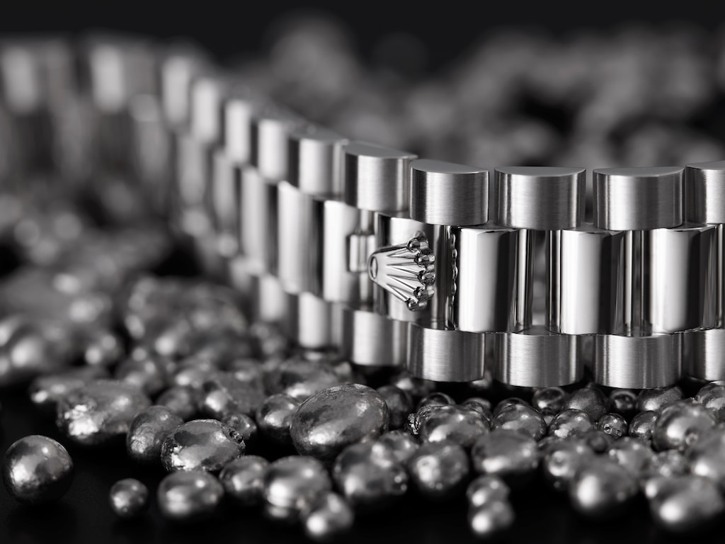 Brazalete de reloj Rolex de platino