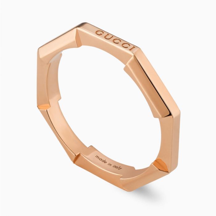 Anillo Gucci de oro rosa