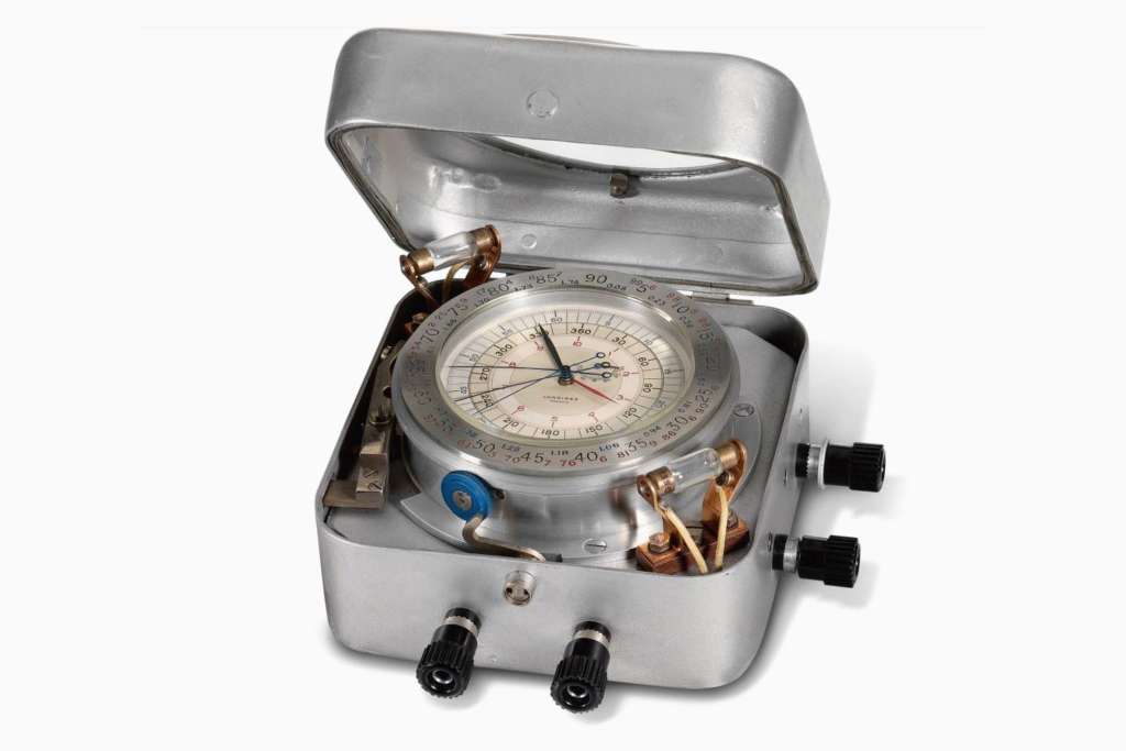Reloj Longines Siderograph, el antepasado del GPS, y fue muy apreciado por los pilotos de la época.