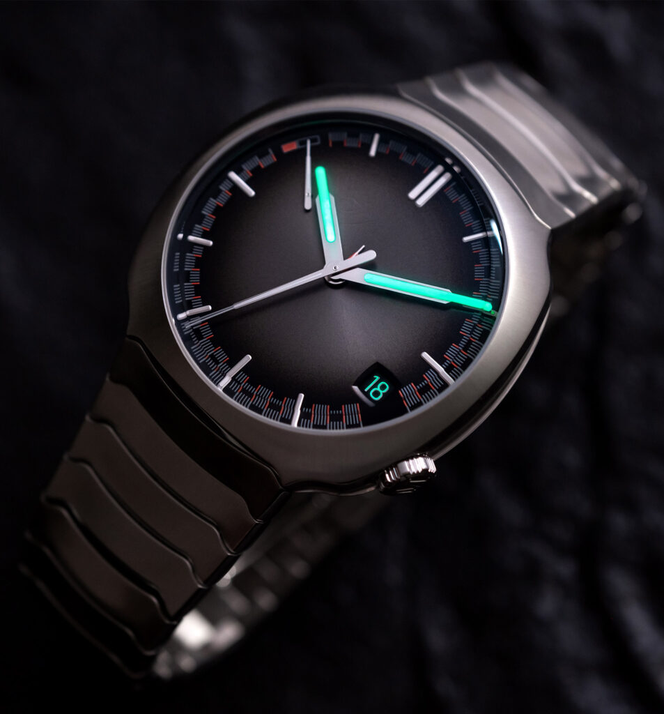 H. Moser & Cie Streamliner con agujas luminiscentes