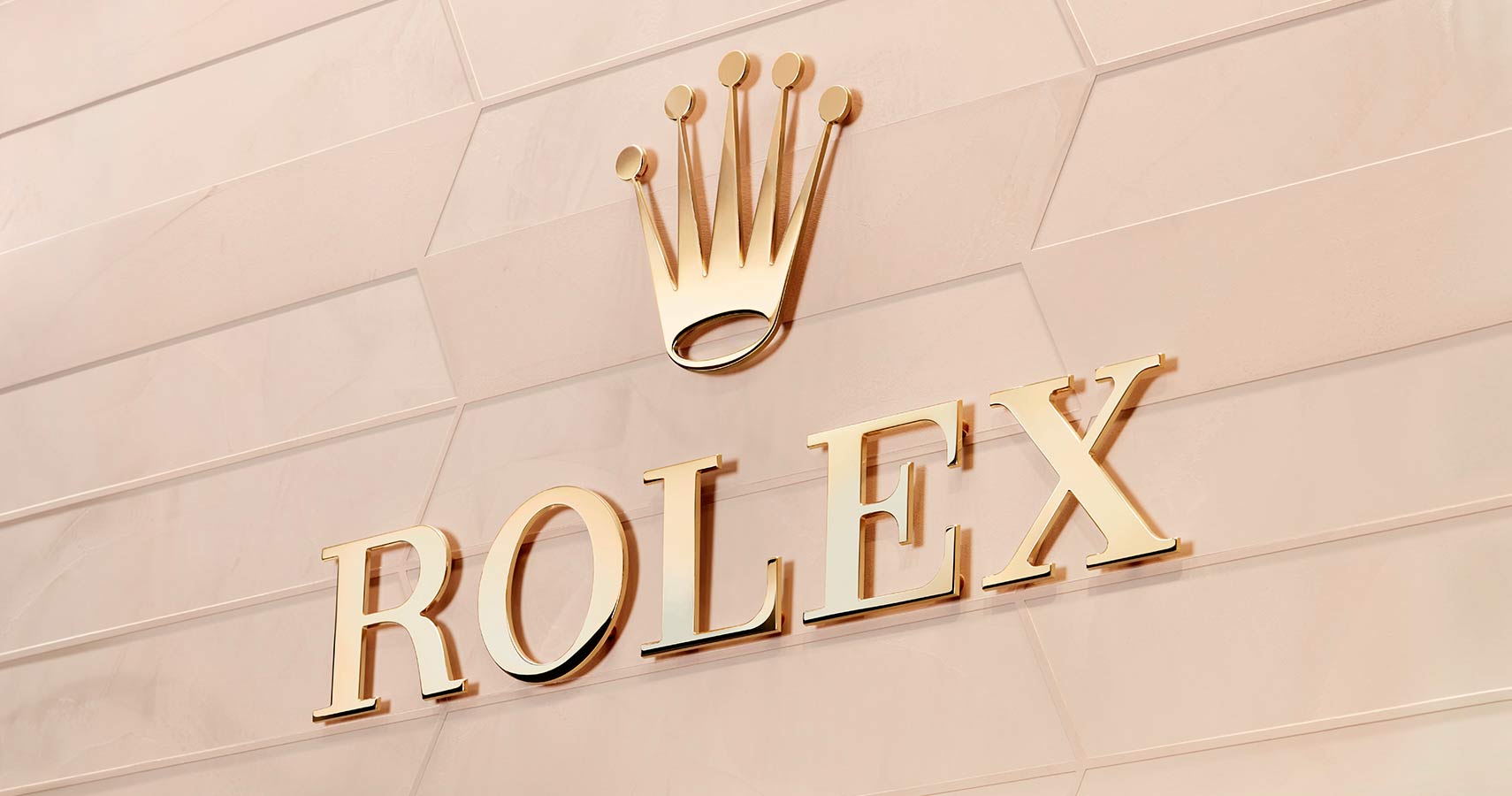 Logo de Rolex en la boutique