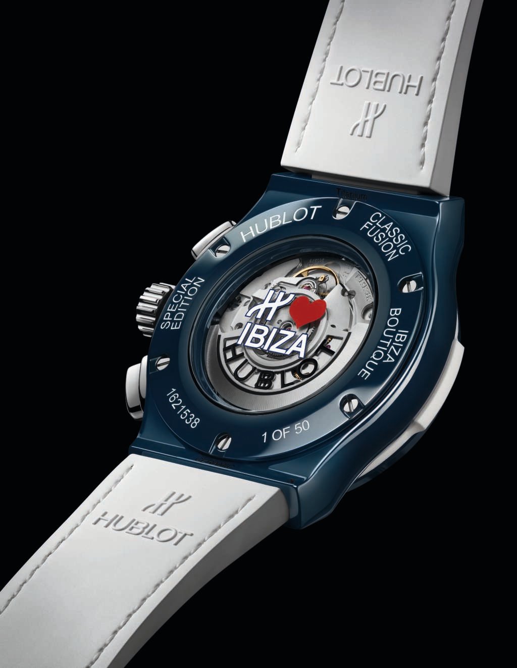 Reloj Hublot ibiza Classic Fusion Aerofusion Chronograph Ceramic Blue Ibiza Boutique