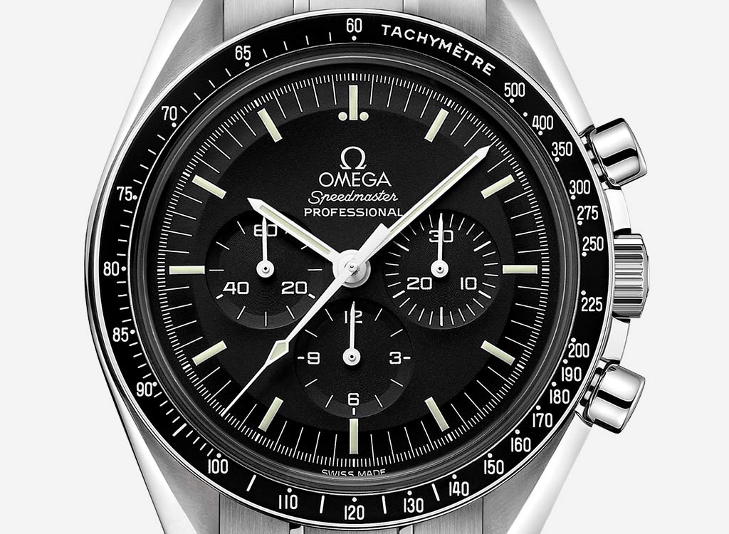 El Omega Speedmaster dispone de un bisel con una escala taquimétrica