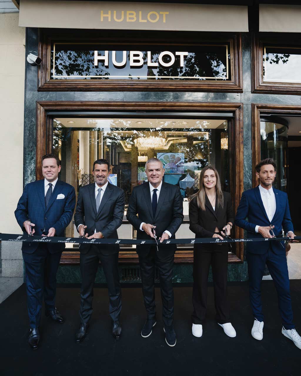 Jordi Rabat, Luis Figo, Ricardo Guadalupe, Alexia Putellas, y Lior Suchard.