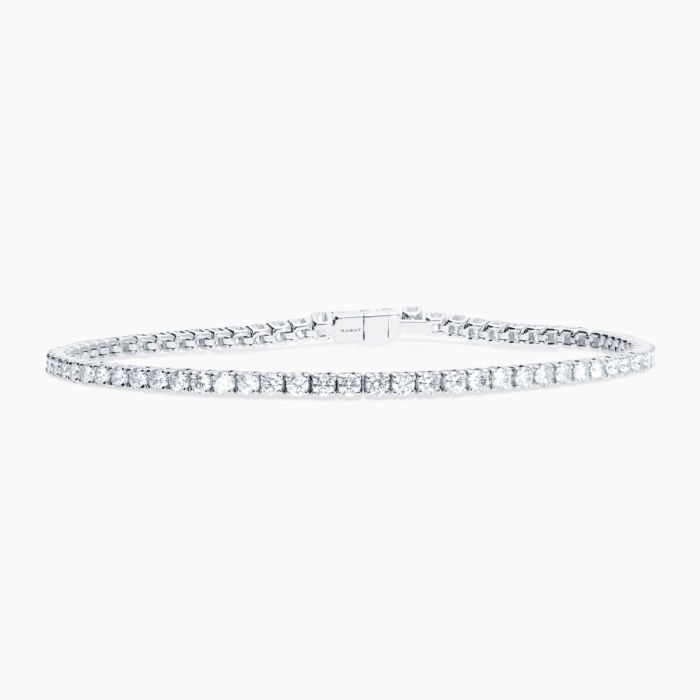 Pulsera riviere RABAT de oro blanco y diamantes