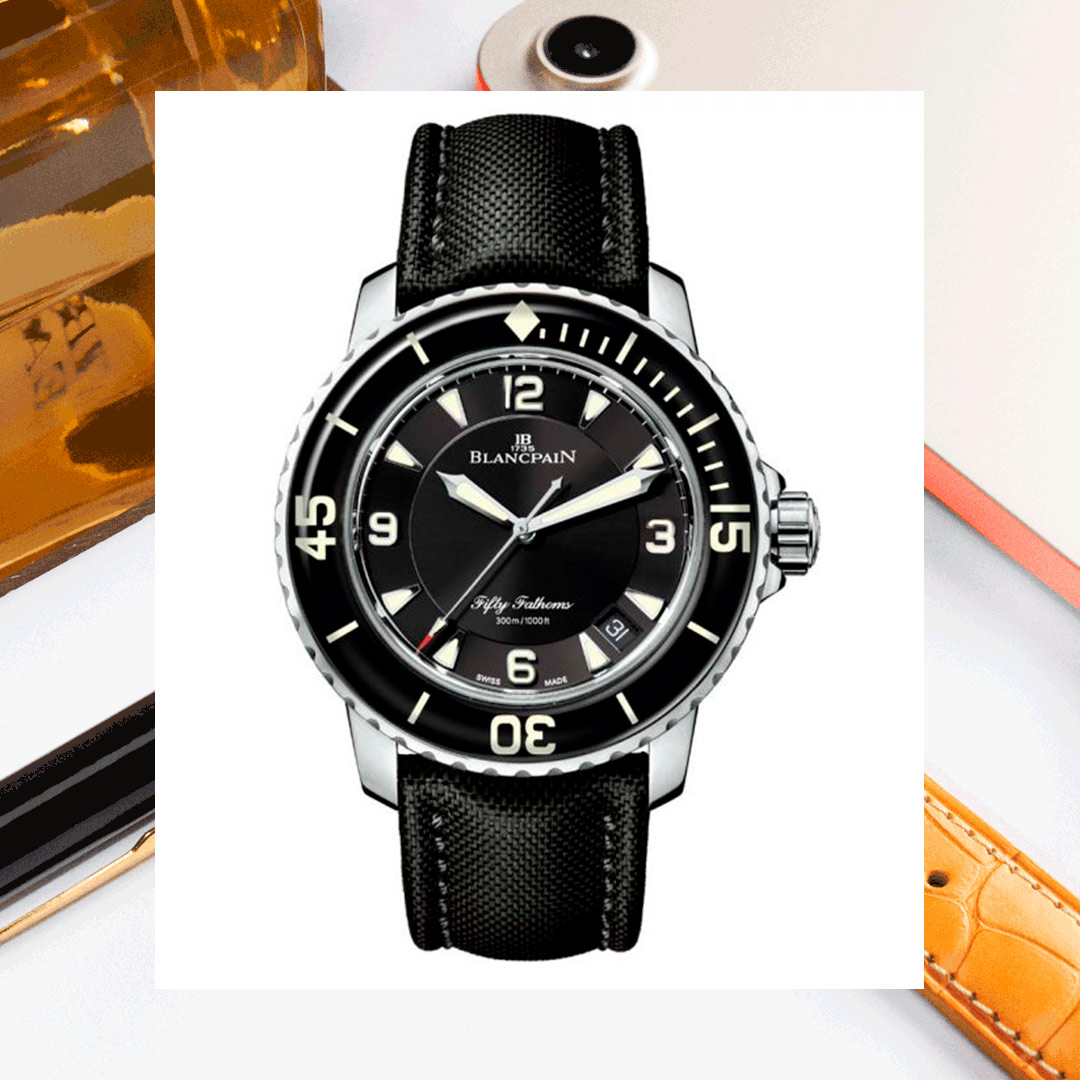 Regala el día del padre para padres coleccionistas reloj Blancpain Fifty Fathoms Automatic en RABAT Magazine
