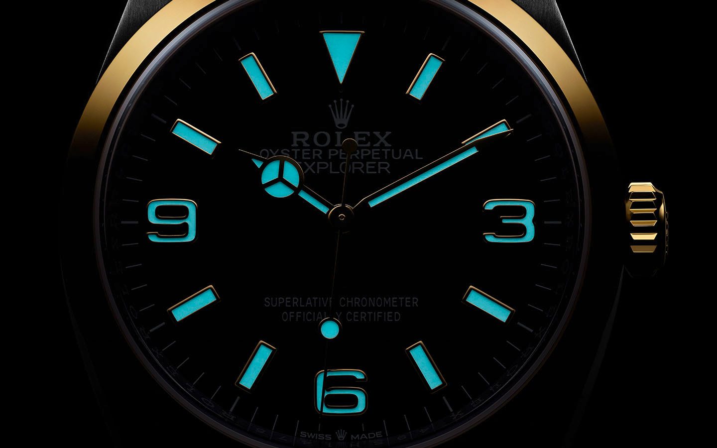 Detalles de diseño del Rolex Explorer