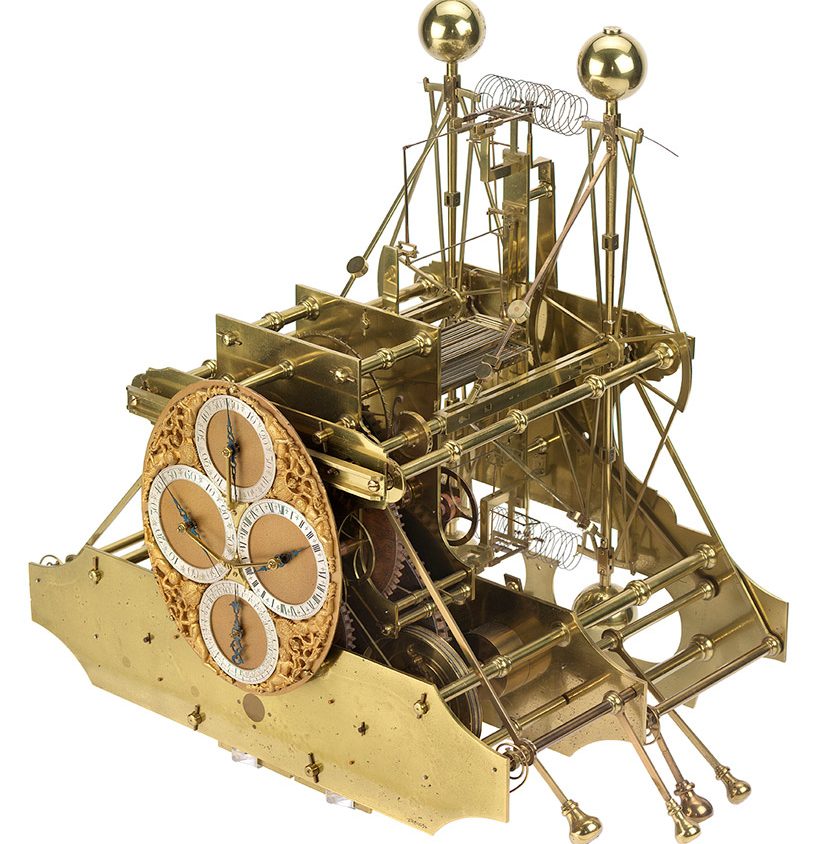 El mecanismo del cronométro marino H1 de John Harrison