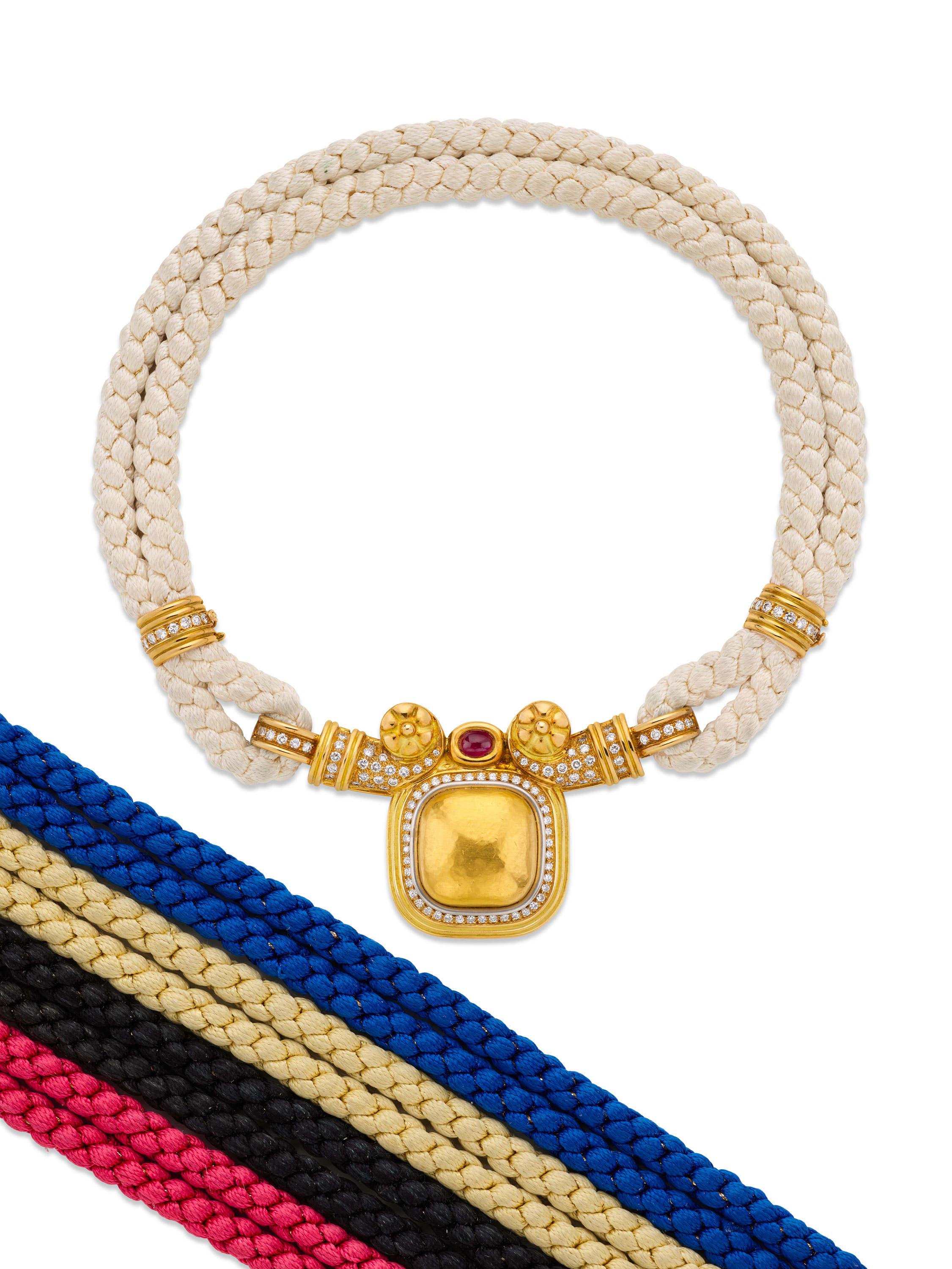 Liens D'or y Pierre D'or, Chaumet, hacia 1980.