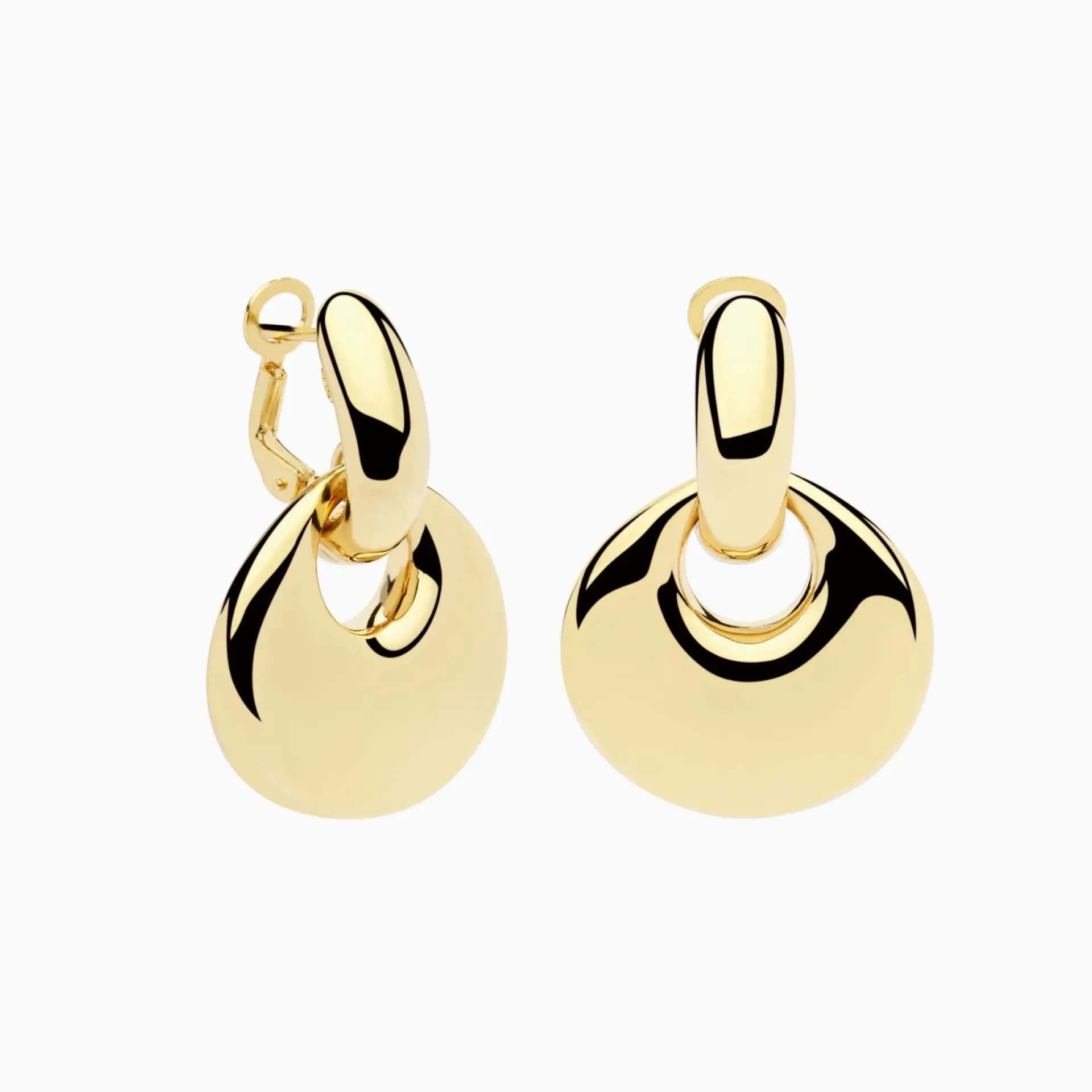 Pendientes lágrima de oro amarillo