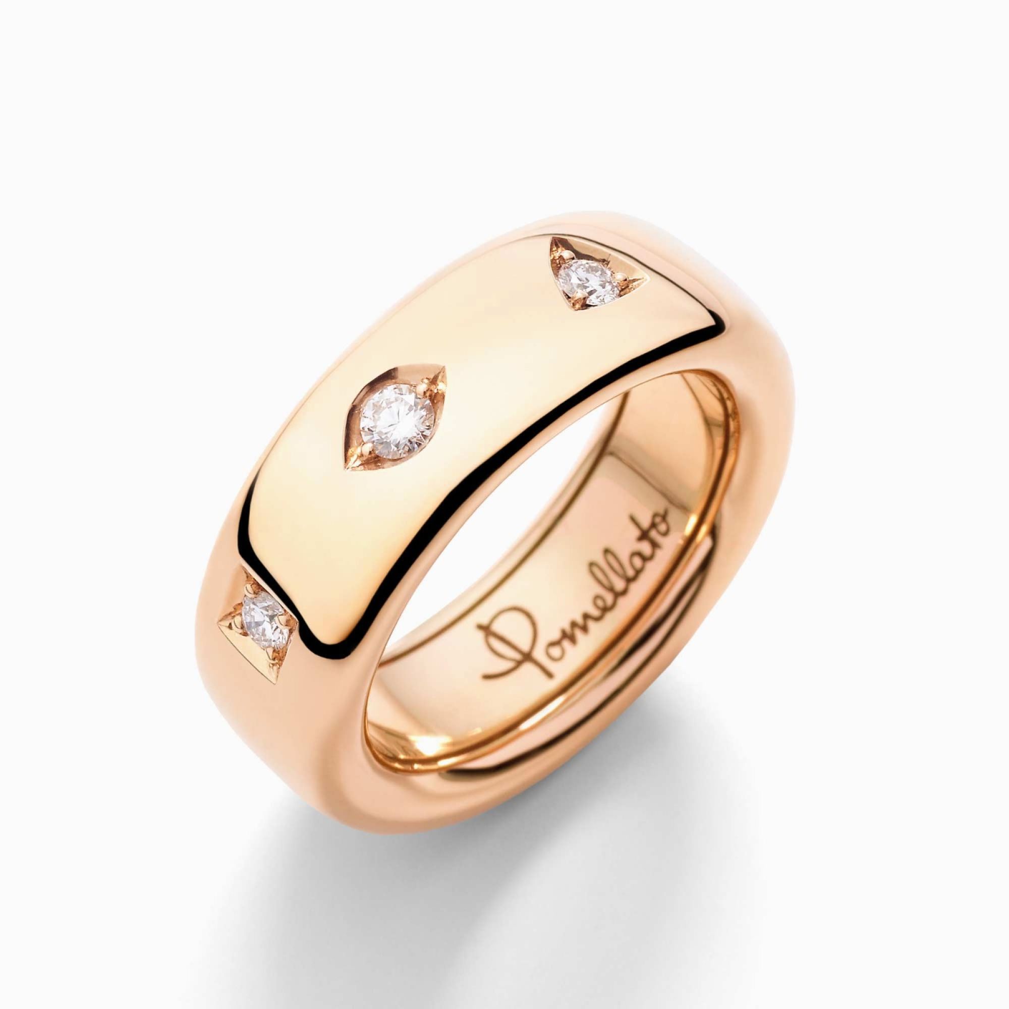 Anillo Iconica Slim con diamantes