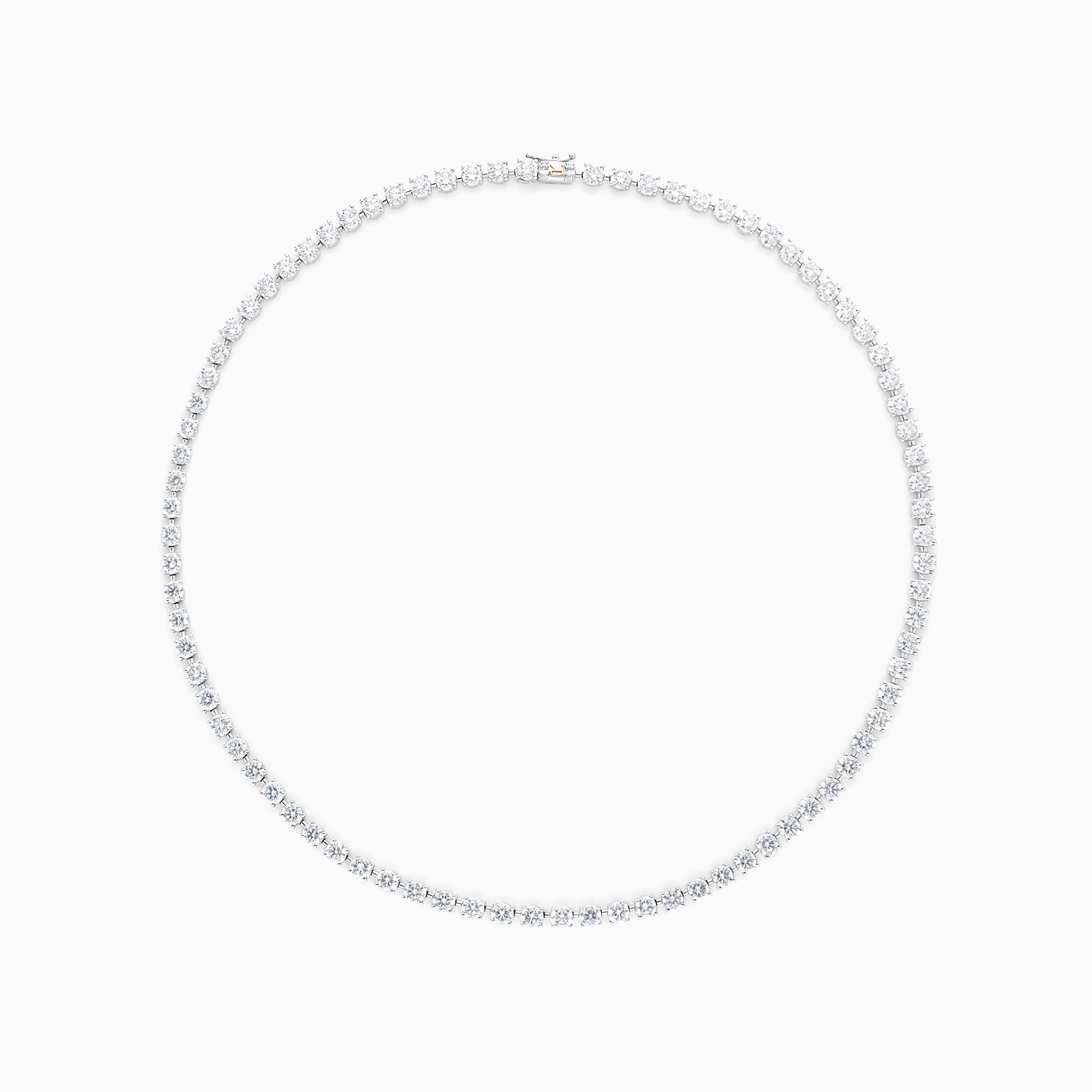 Collar rivière RABAT de oro blanco con diamantes de Joyería RABAT