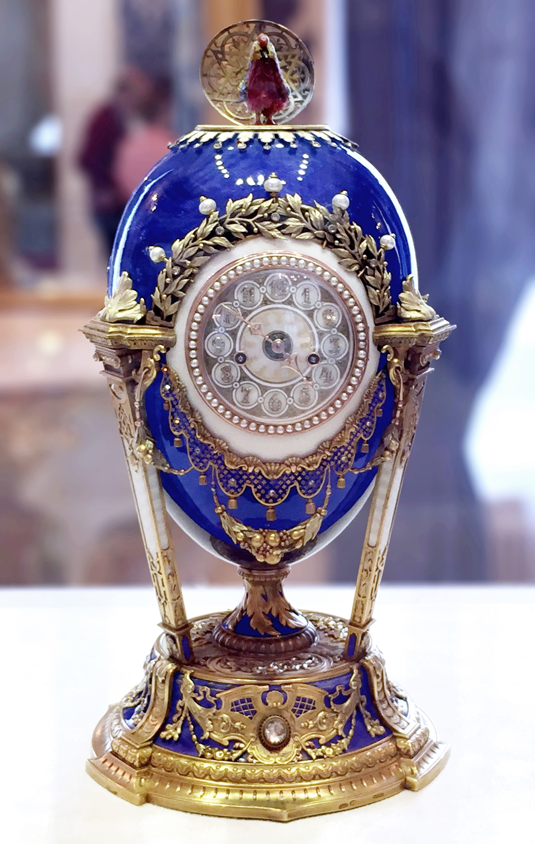 Huevo imperial Reloj del Gallito de 1900