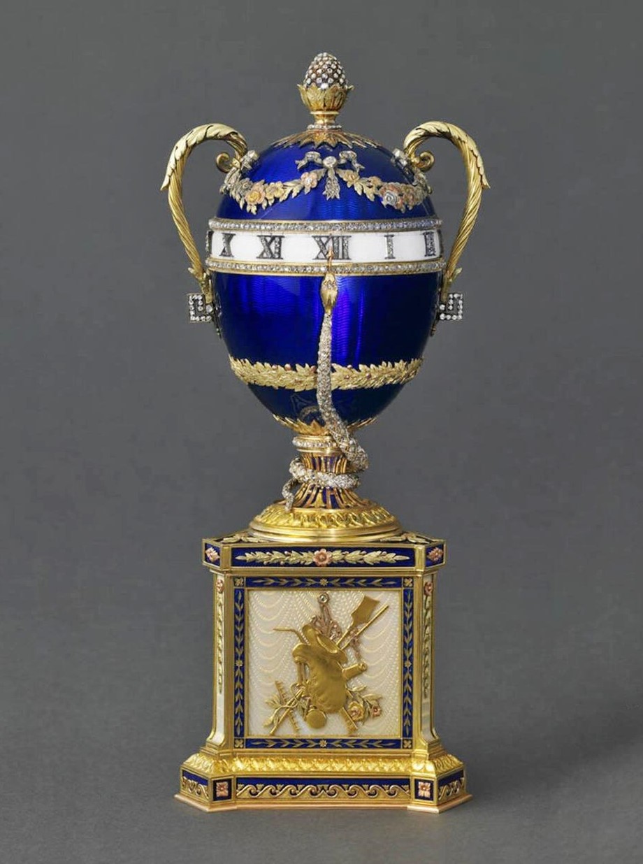 Huevo del Reloj de la Serpiente Azul