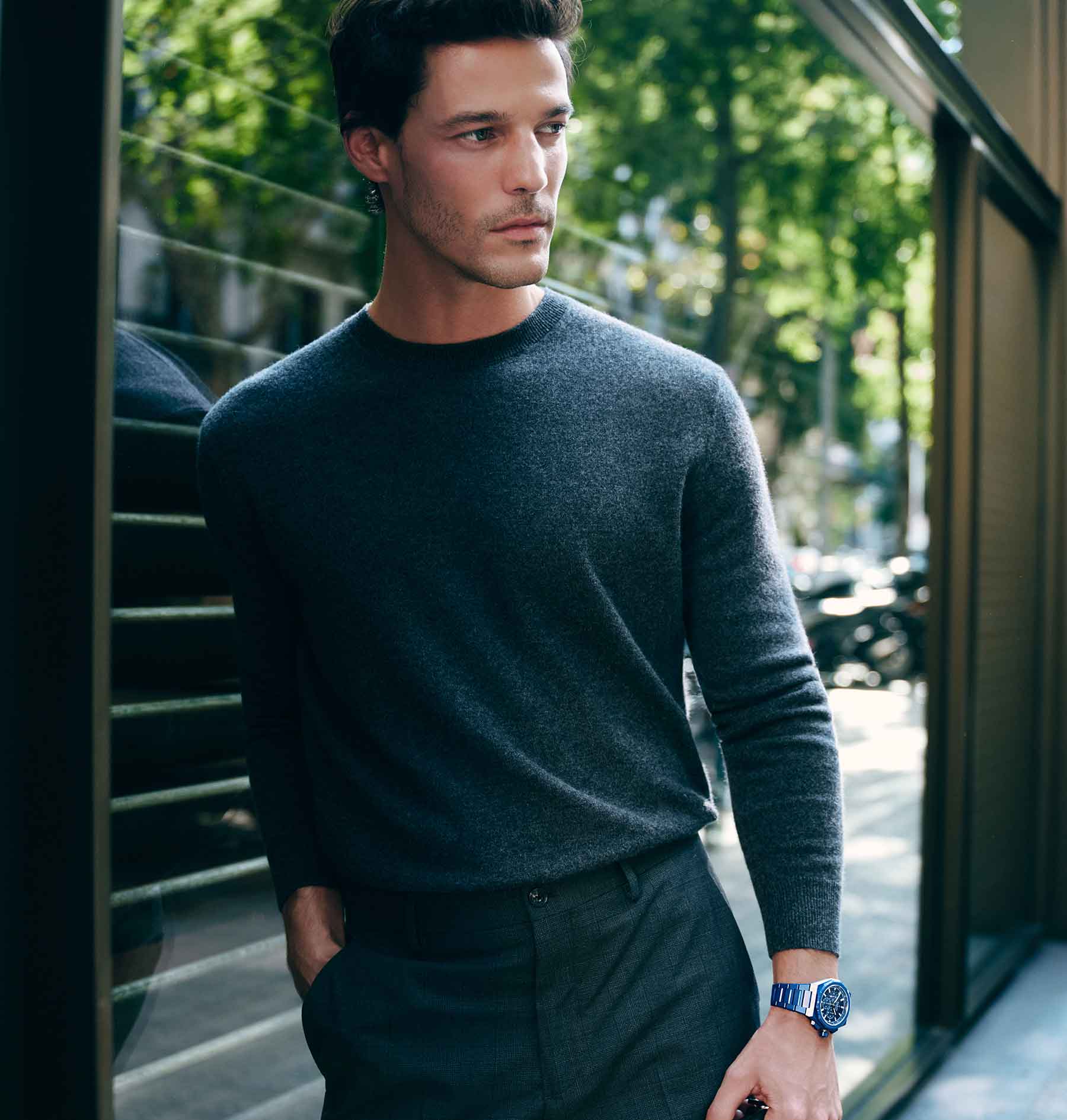 Zenith Defy Skyline Chronograph en Joyería RABAT, el reloj sport-chic elegido por Edu y Jorge Román para brillar estas fiestas con estilo contemporáneo.