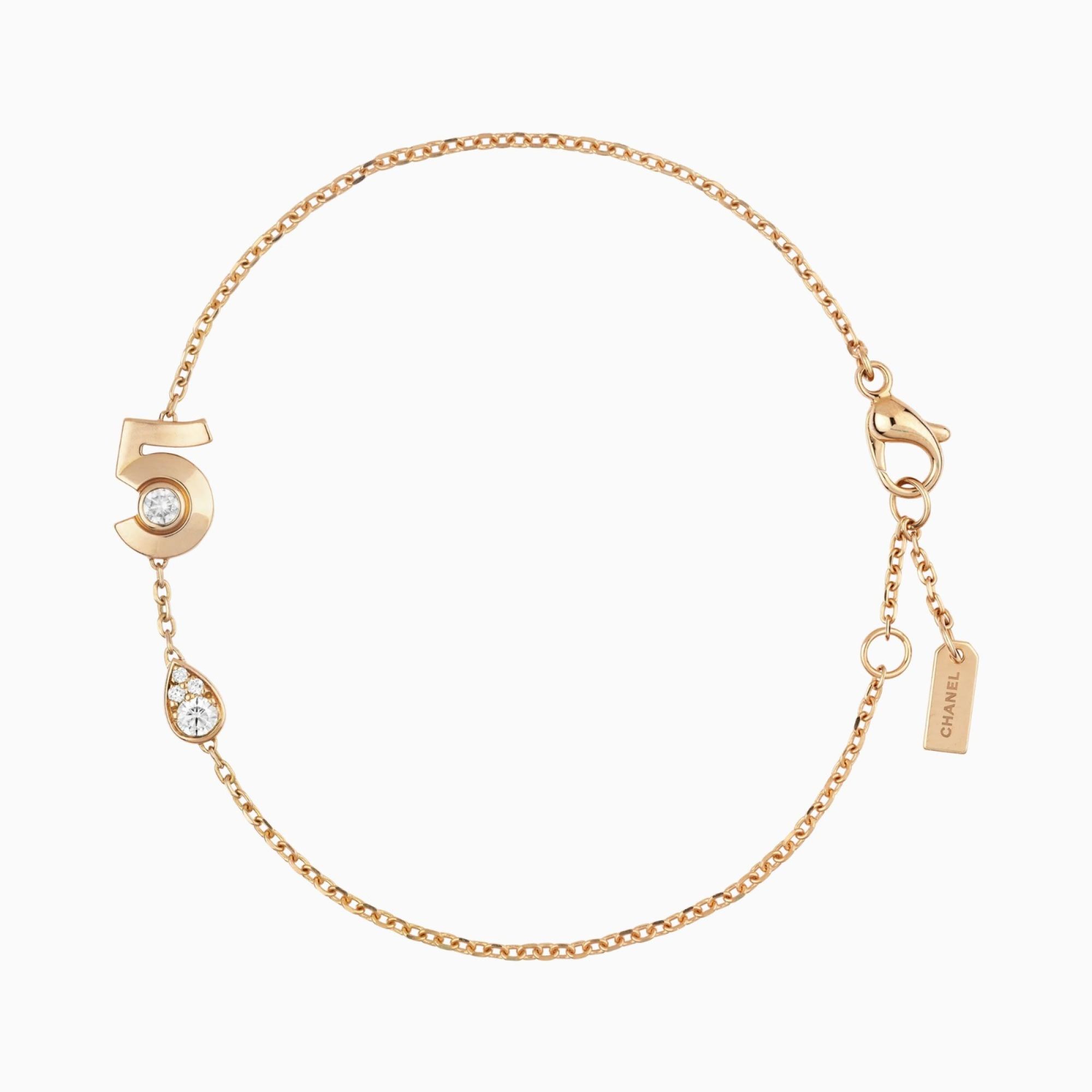 Pulsera CHANEL Extrait Nº5 de oro rosa