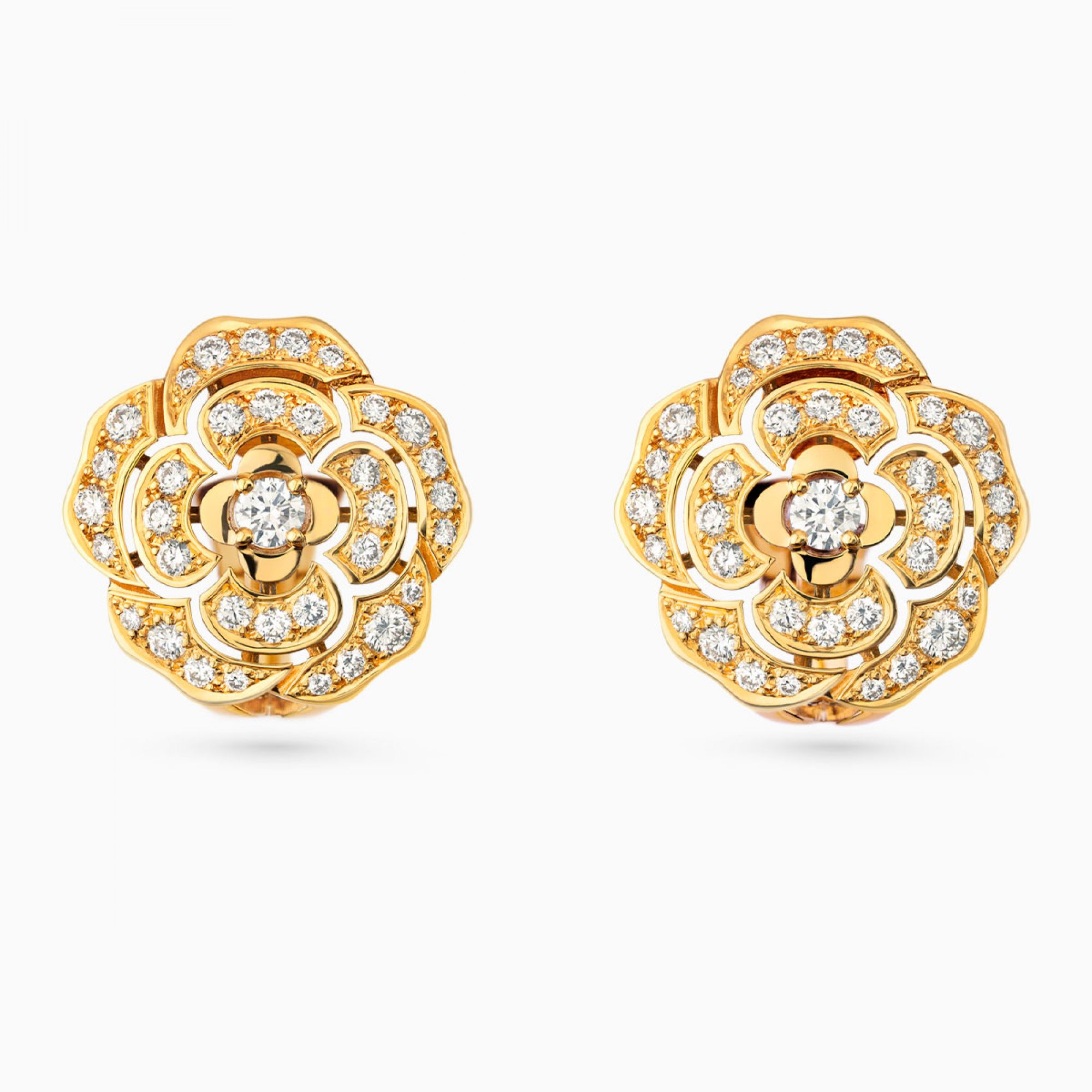 Pendientes Chanel Bouton de Camélia