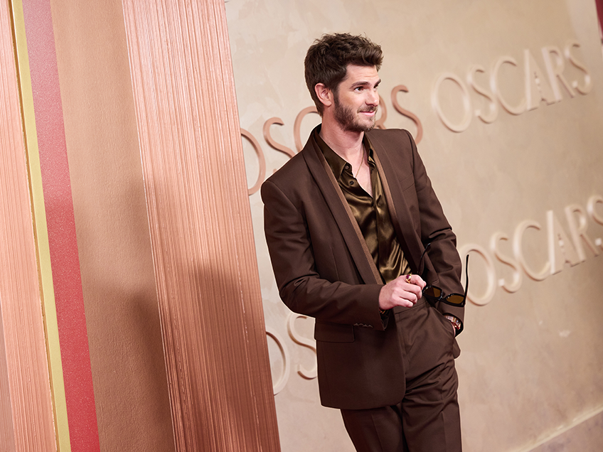 Andrew Garfield en la gala de los Oscar de 2025