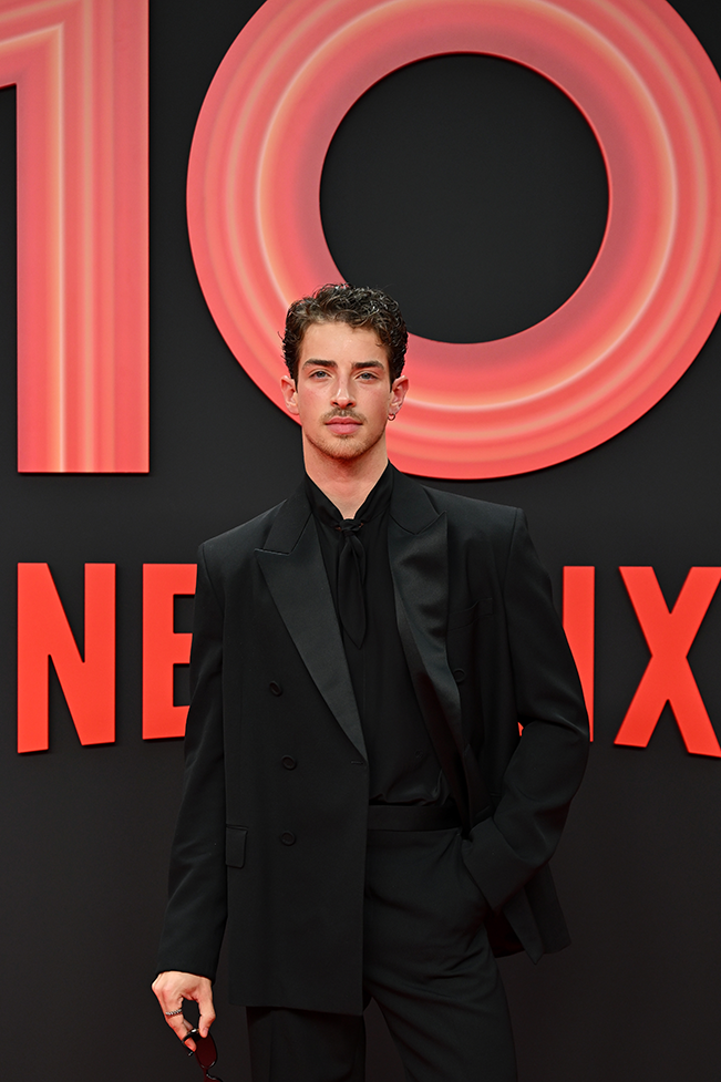 Manu Ríos en el décimo aniversario de la plataforma Netflix