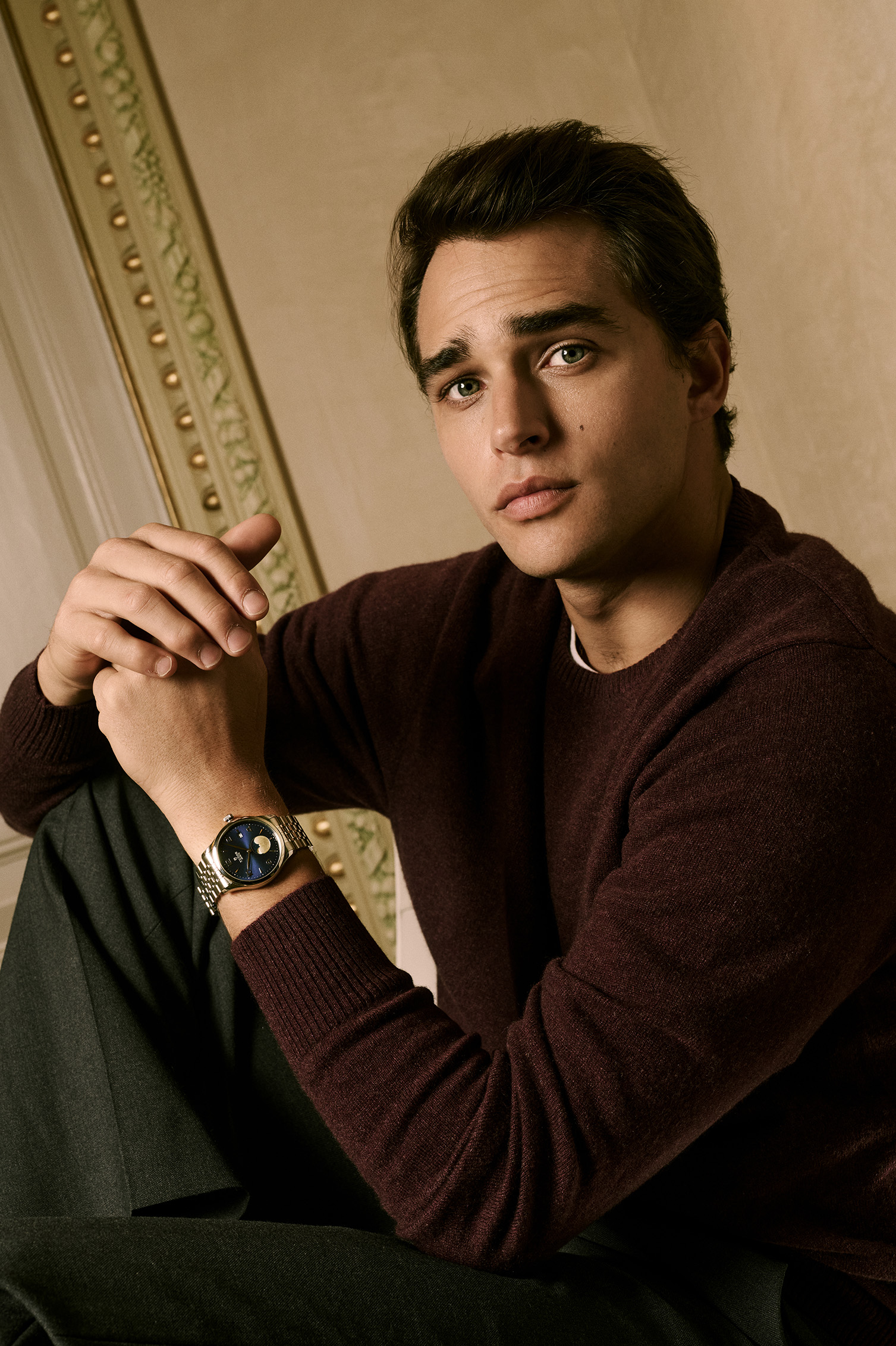 Pepe Barroso con el reloj Tudor 1926 Luna en Joyería RABAT