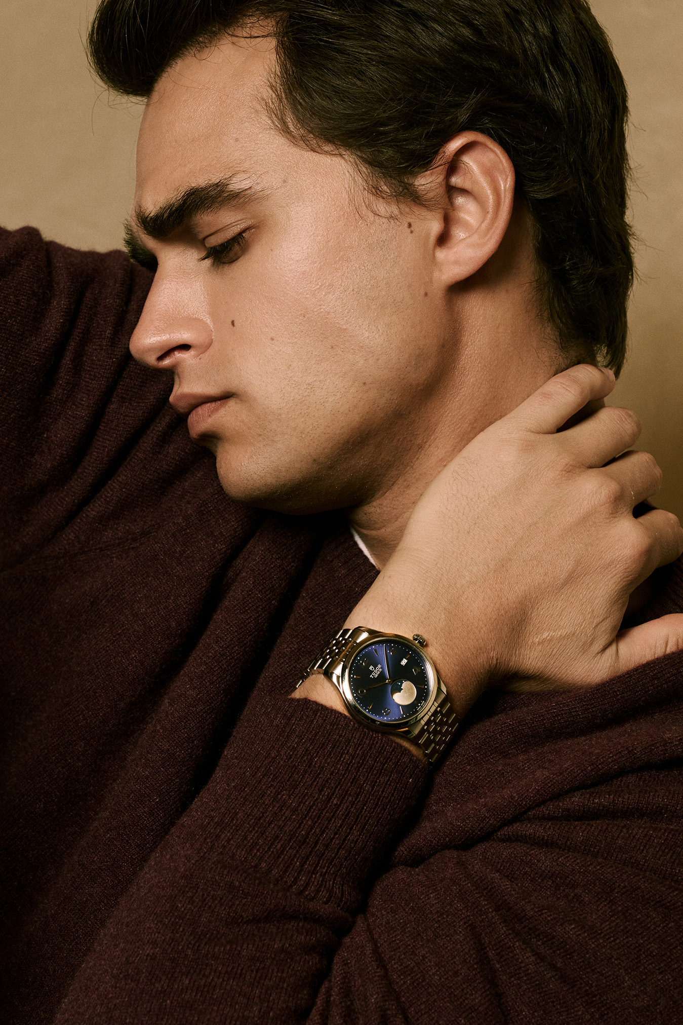 Pepe Barroso con el reloj Tudor 1926 Luna en Joyería RABAT