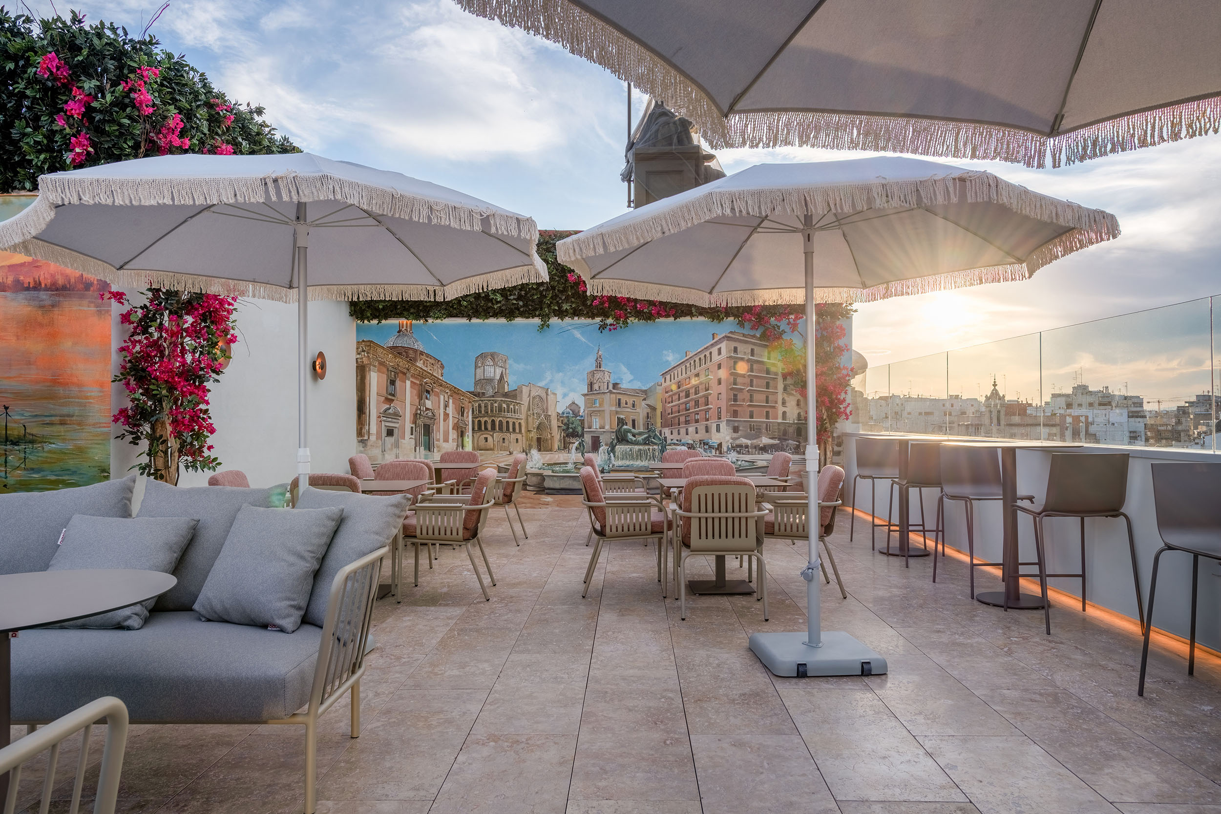 Rooftop de Soul of 1927 Grand Hotel Centenari - Joyería RABAT.