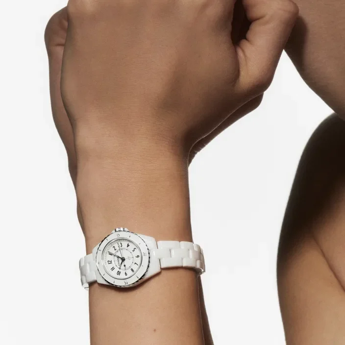 Reloj CHANEL J12 28 mm, blanco en Joyería RABAT