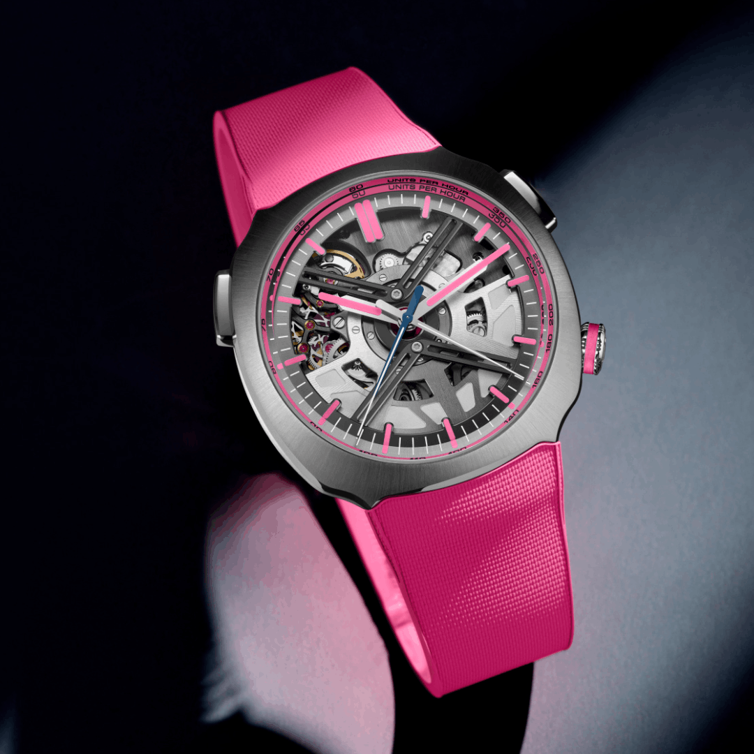 Reloj H. Moser & Cie. Streamliner Alpine Drivers Pink Edition