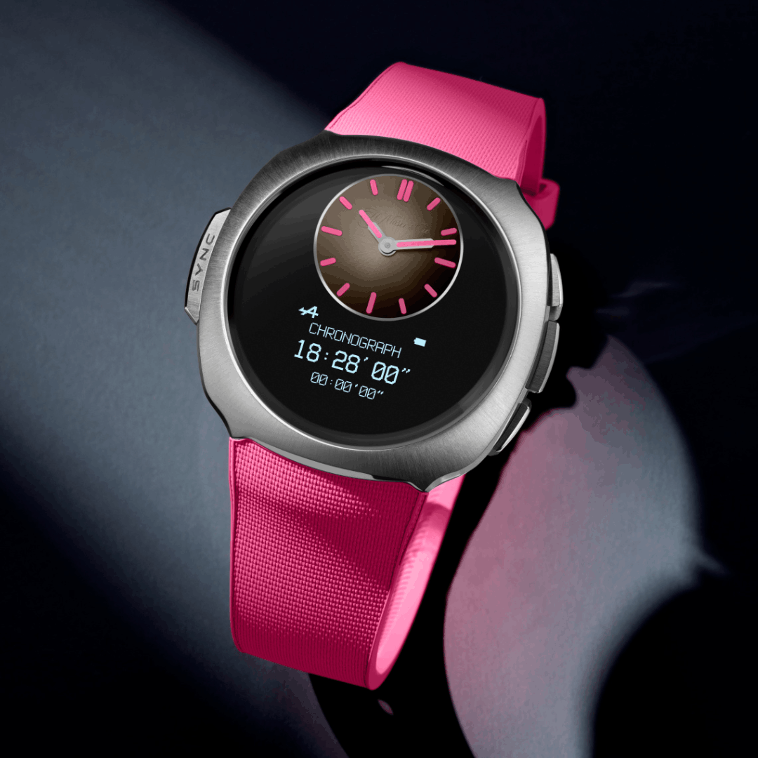 Reloj H. Moser & Cie. Streamliner Alpine Mechanics Pink Edition 