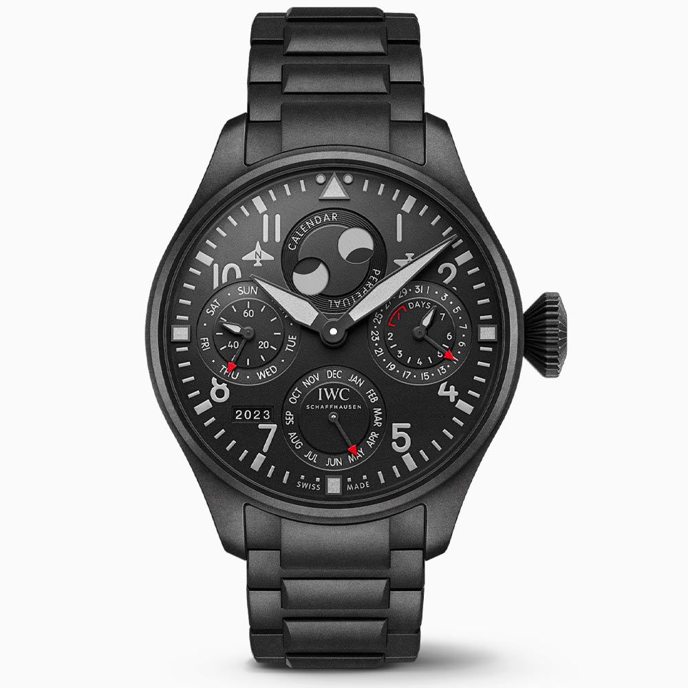 IWC Schaffhausen Reloj de Aviador Calendario Perpetuo Top Gun Ceratanium®