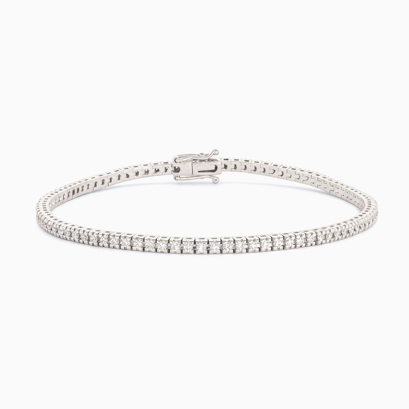 Pulsera riviere con diamantes