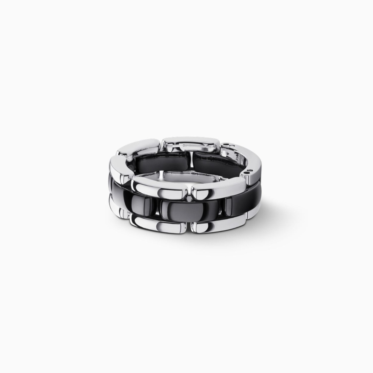 Ring CHANEL Ultra M white gold and black ceramic RABAT Jewels Ref. P109900278 13