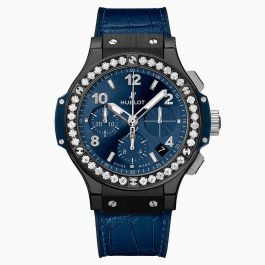 Hublot Big Bang Ceramic Blue Diamonds