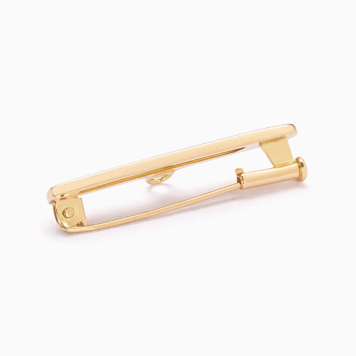  Aguja de bebé personalizable de oro amarillo