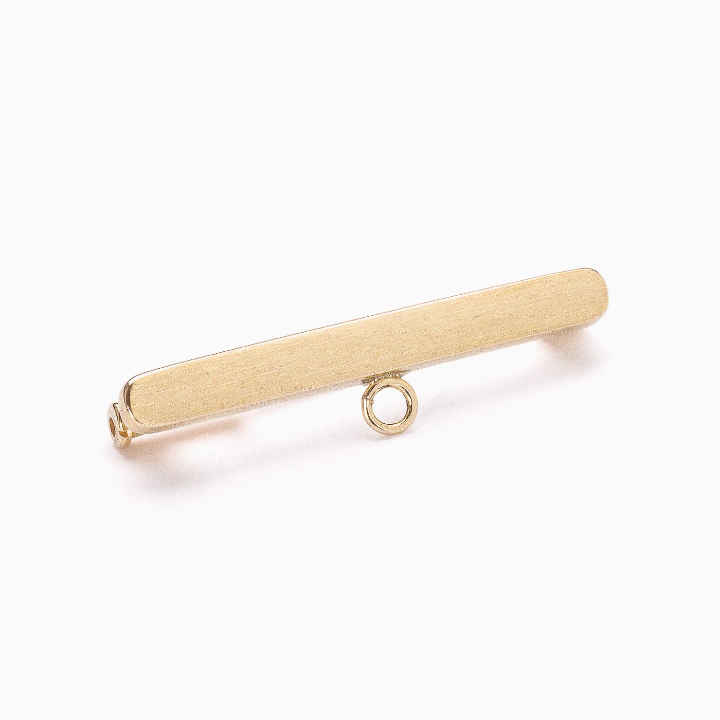  Aguja de bebé personalizable de oro amarillo