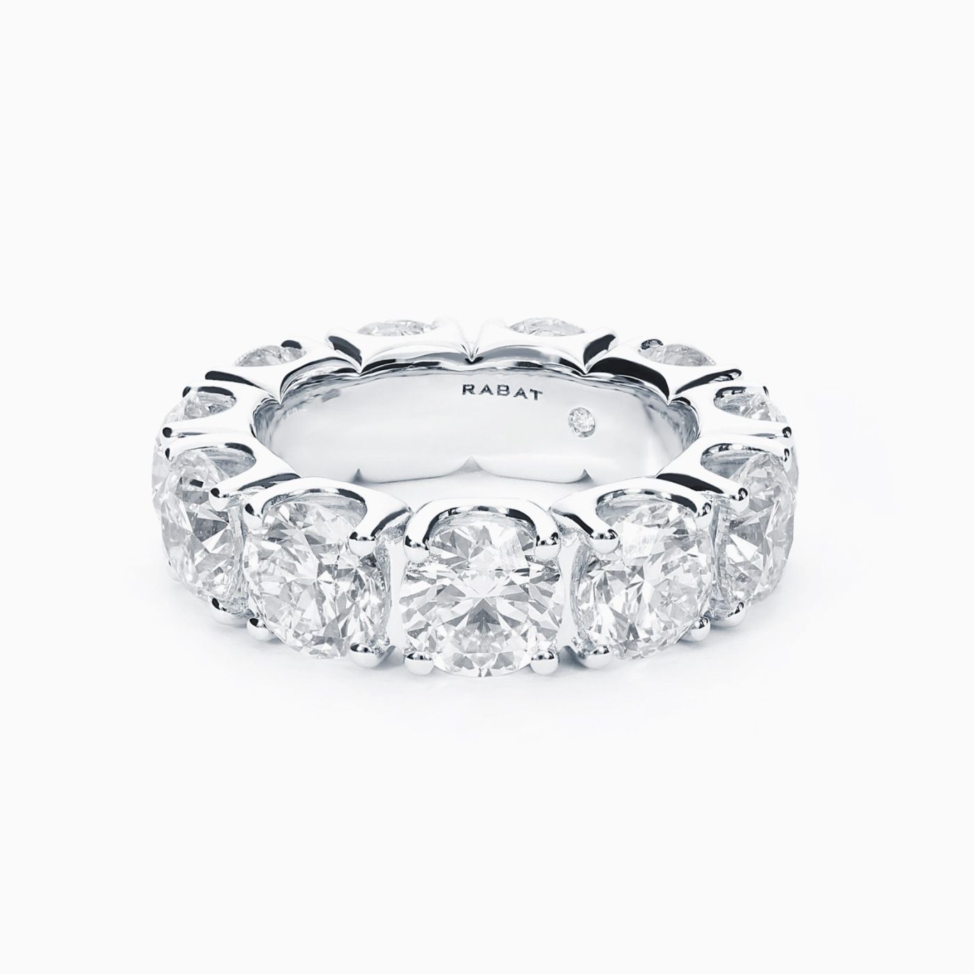 White gold engagement ring with diamonds RABAT Always U