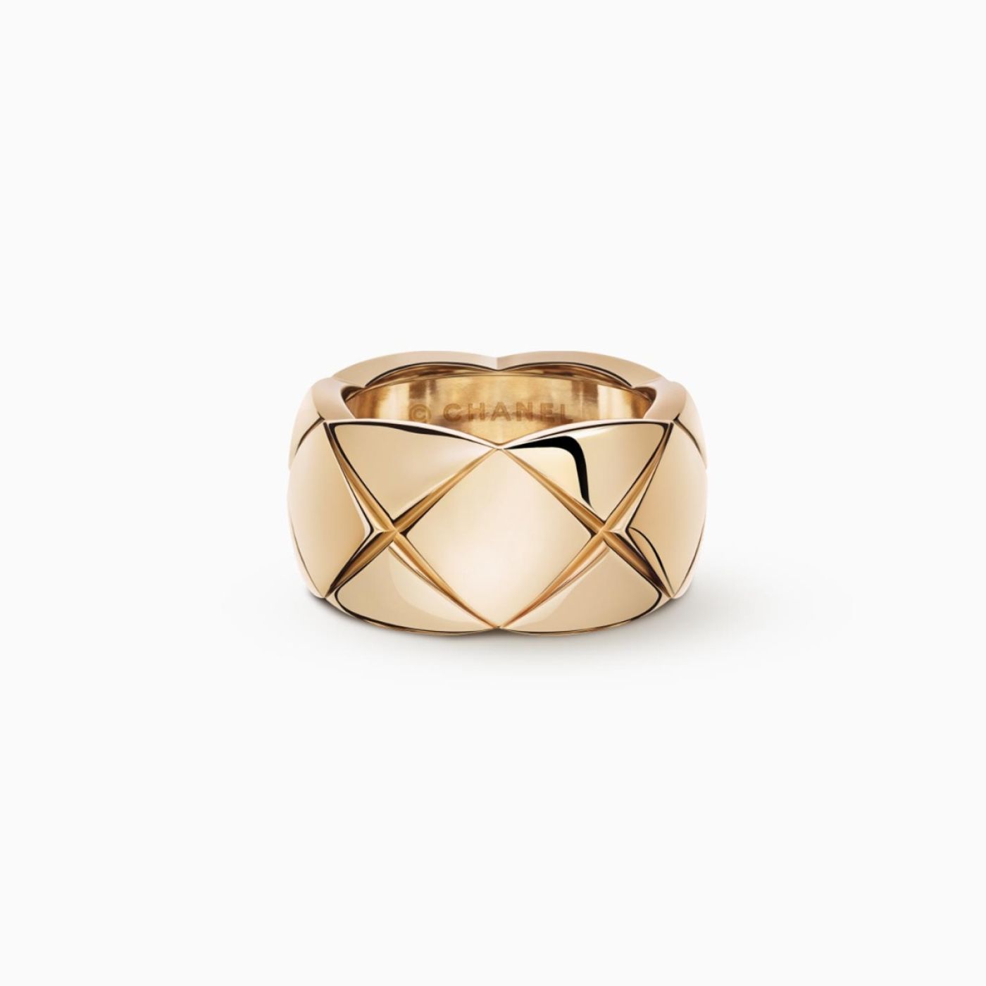 Anillo CHANEL Coco Crush M de oro beige 