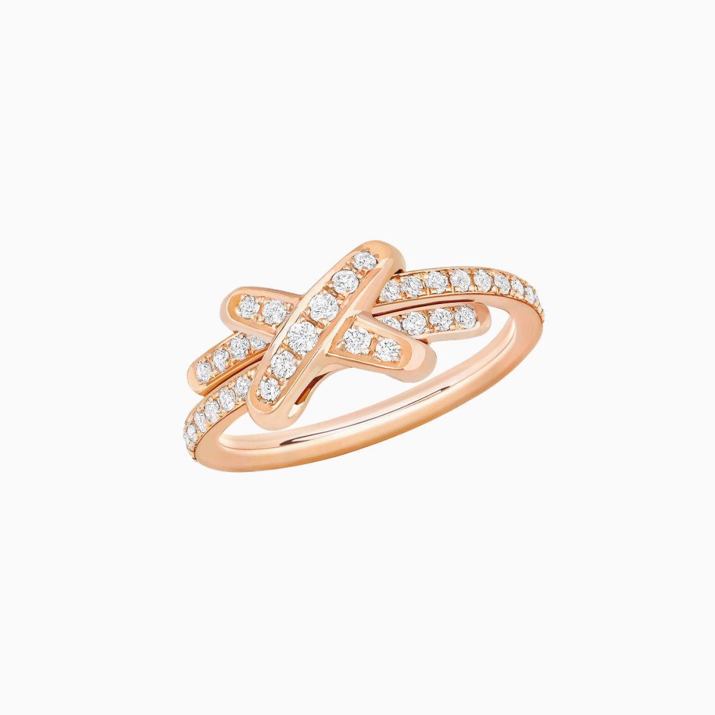 Anillo Chaumet Jeux de Liens de oro rosa 