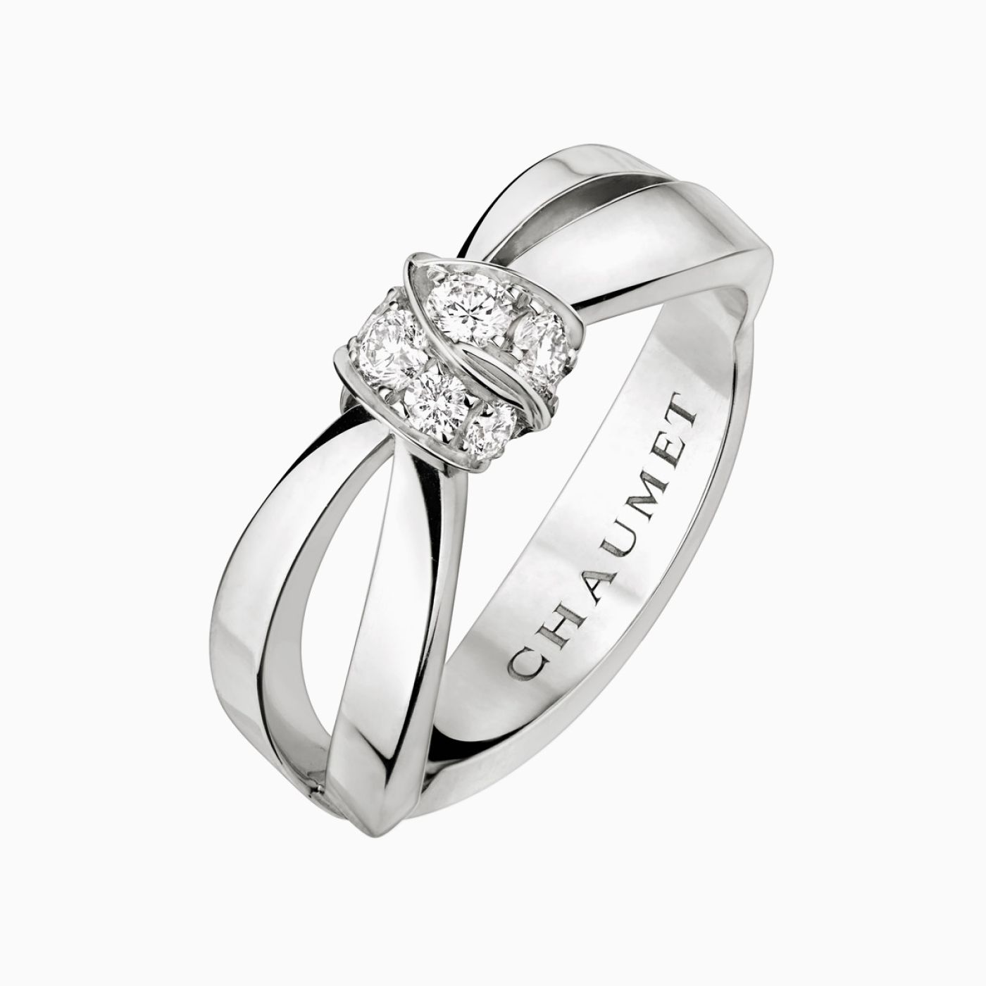 Anillo Chaumet Liens Seduction de oro blanco