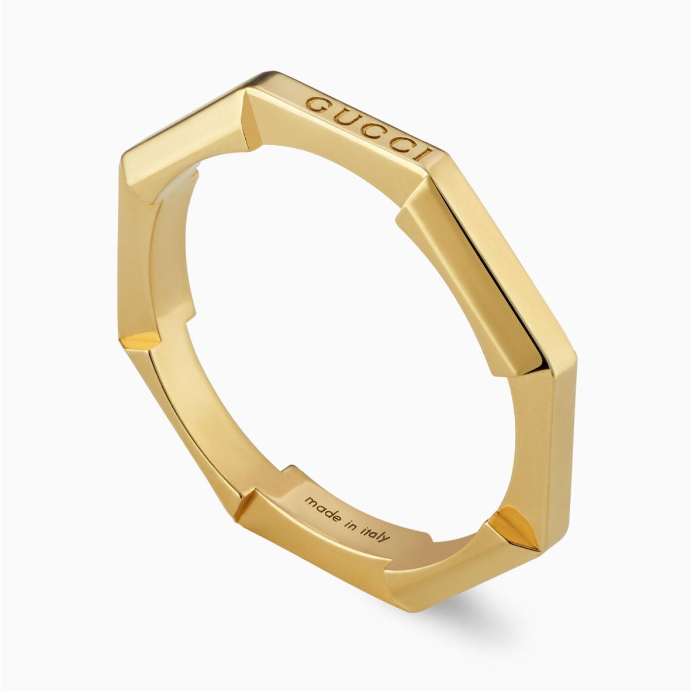 Anillo Link to Love Gucci de oro amarillo