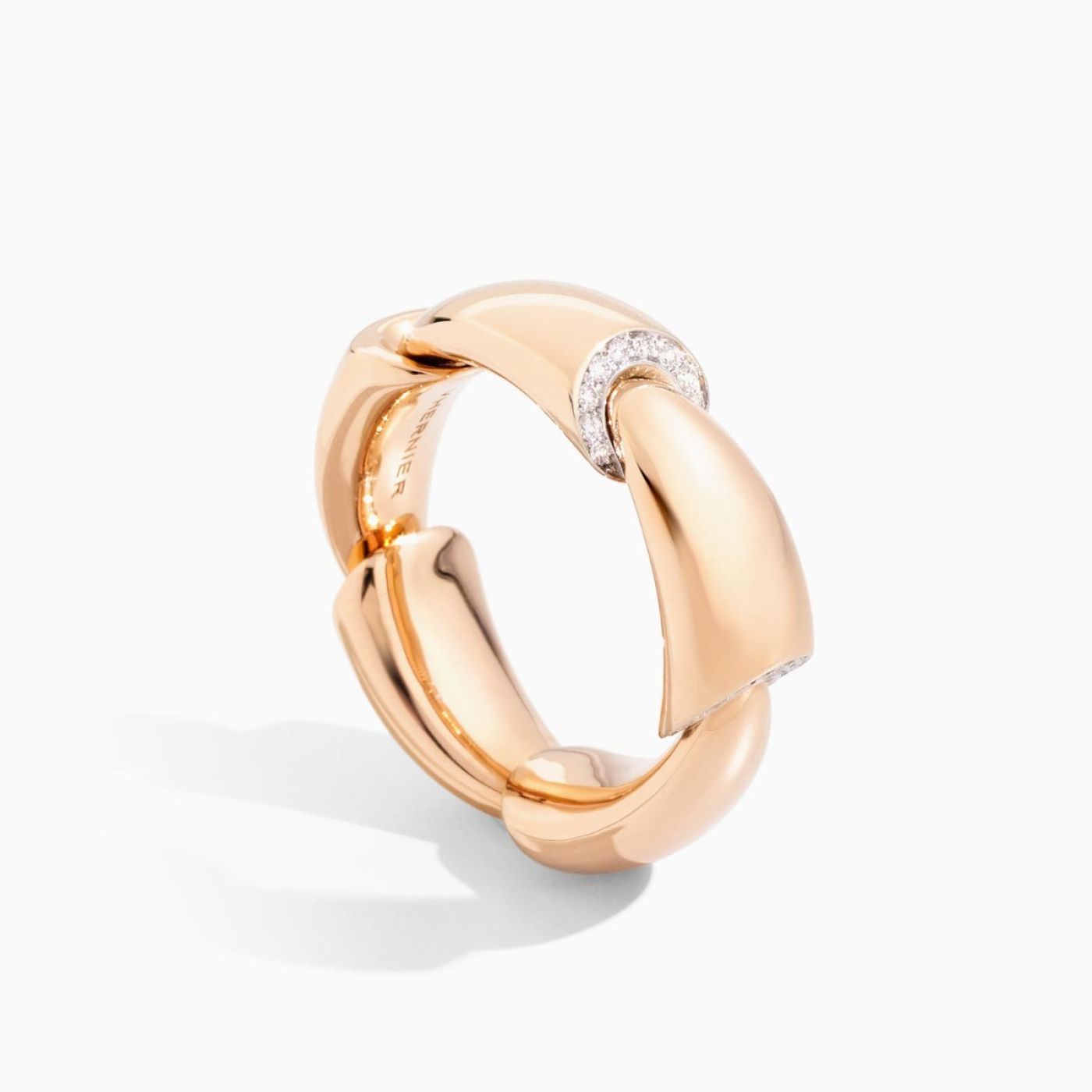 Anillo Vhernier calla con diamantes con diamantes