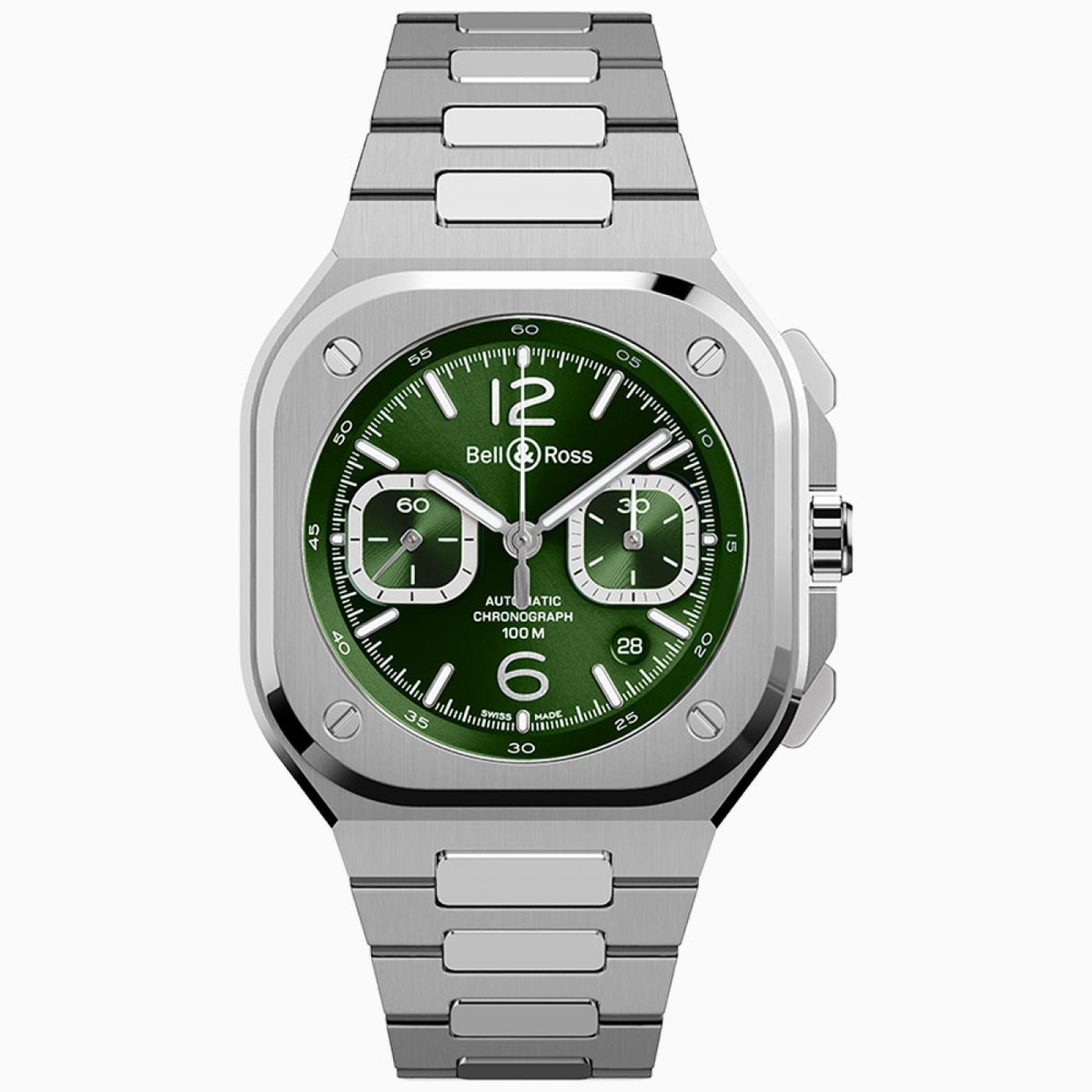 Bell & Ross BR-05 chrono green steel