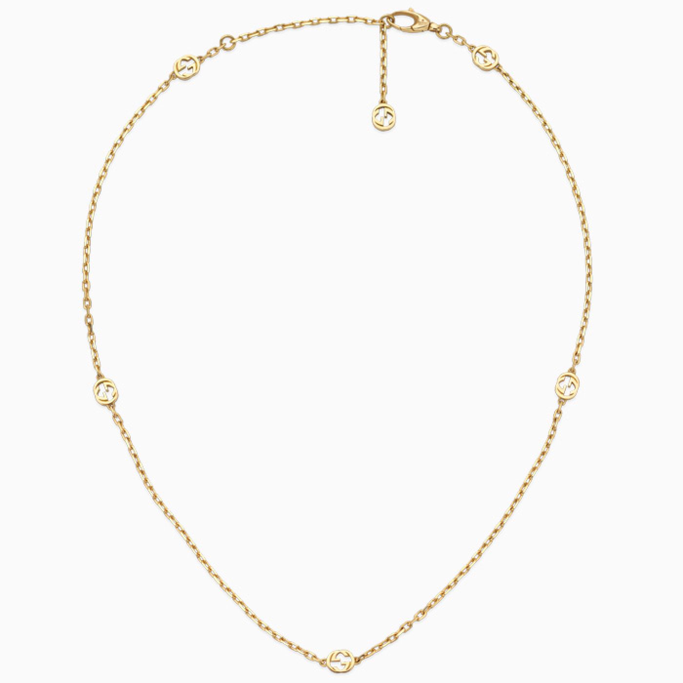 Gucci Interlocking G pendant in yellow gold