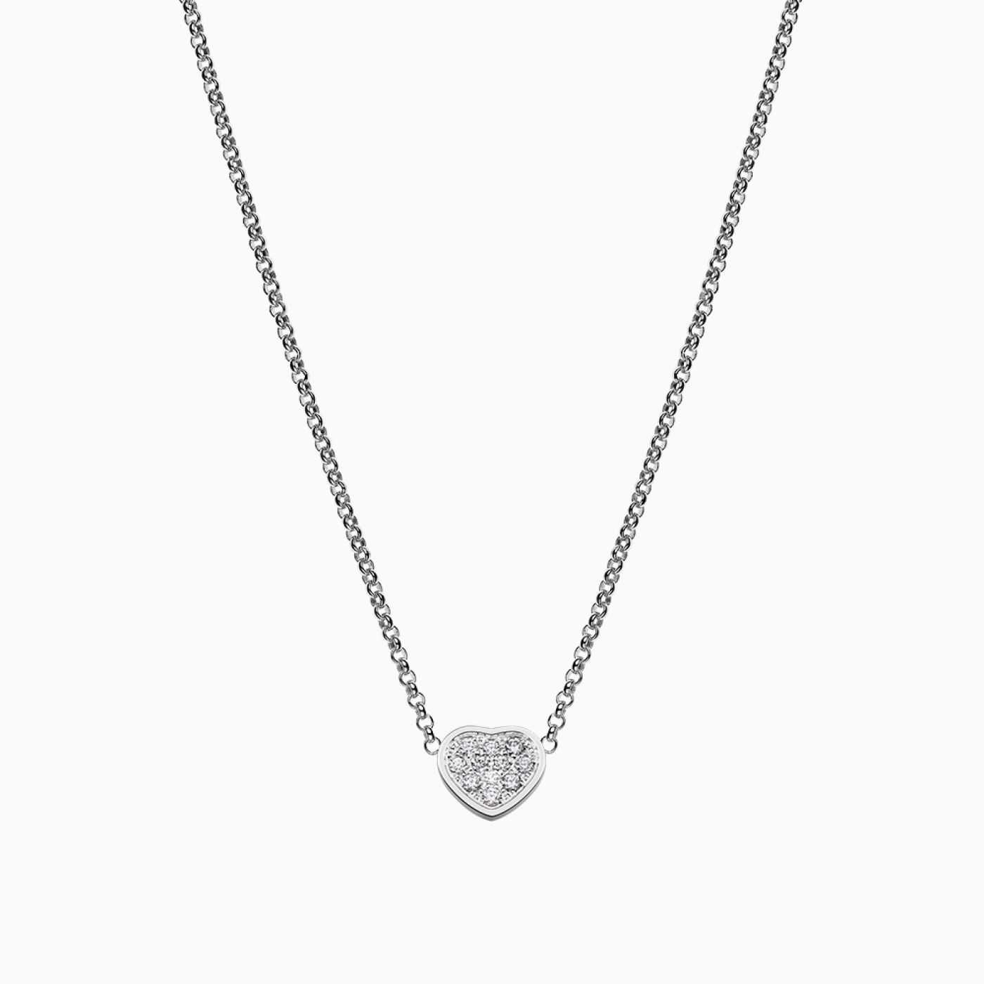 Chopard My Happy Hearts pendant with white diamonds